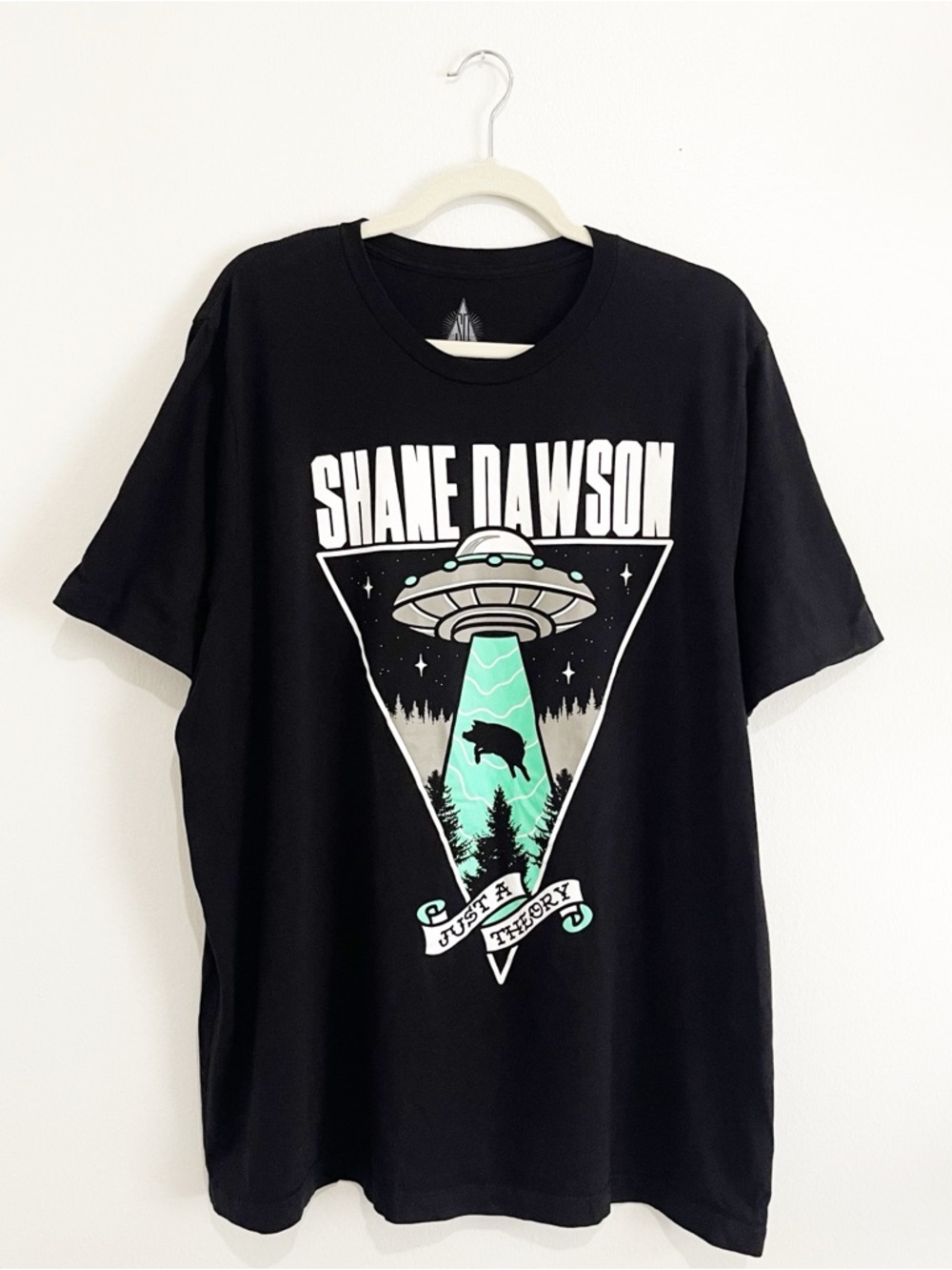 Shane Dawson Beam Me Up Just A Theory Graphic T-shirt Tee UFO Pig Size 2X-Large